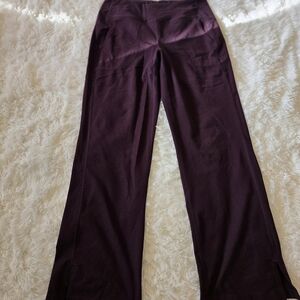 Zella Wide-Leg Active Pants in Plum. Size M. EUC.